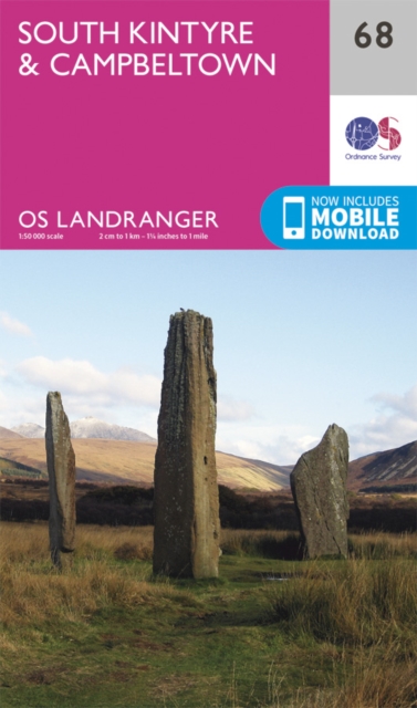 Online bestellen: Wandelkaart - Topografische kaart 068 Landranger South Kintyre & Campbeltown | Ordnance Survey
