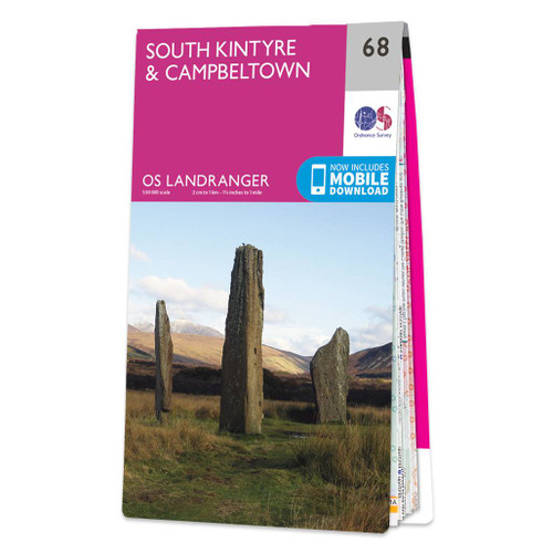 Online bestellen: Wandelkaart - Topografische kaart 068 Landranger South Kintyre & Campbeltown | Ordnance Survey