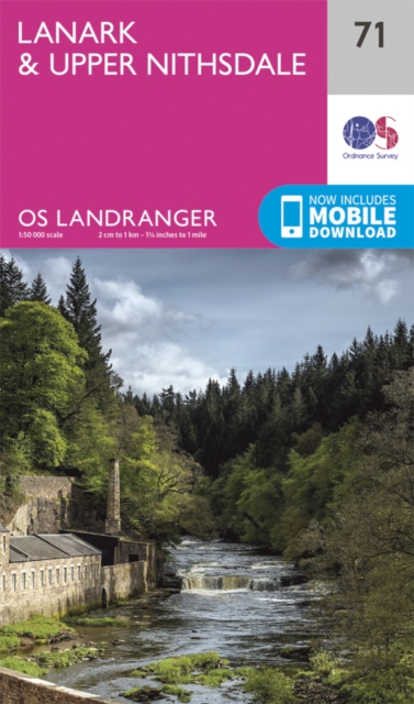 Online bestellen: Wandelkaart - Topografische kaart 071 Landranger Lanark & Upper Nithsdale | Ordnance Survey