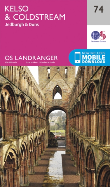 Online bestellen: Wandelkaart - Topografische kaart 074 Landranger Kelso & Coldstream, Jedburgh & Duns | Ordnance Survey