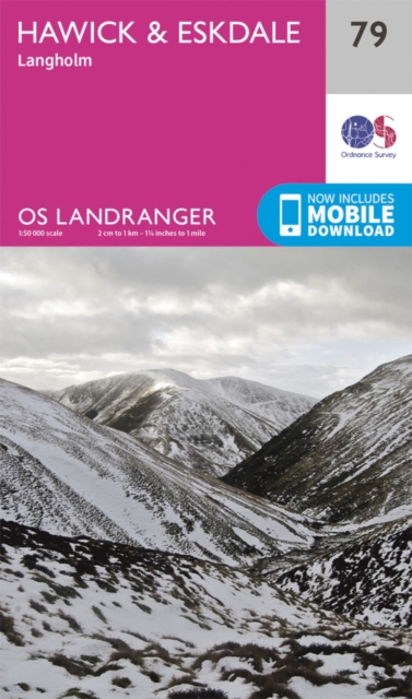 Online bestellen: Wandelkaart - Topografische kaart 079 Landranger Hawick & Eskdale, Langholm | Ordnance Survey