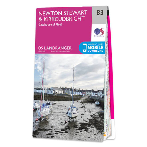 Online bestellen: Wandelkaart - Topografische kaart 083 Landranger Newton Stewart & Kirkcudbright, Gatehouse of Fleet | Ordnance Survey