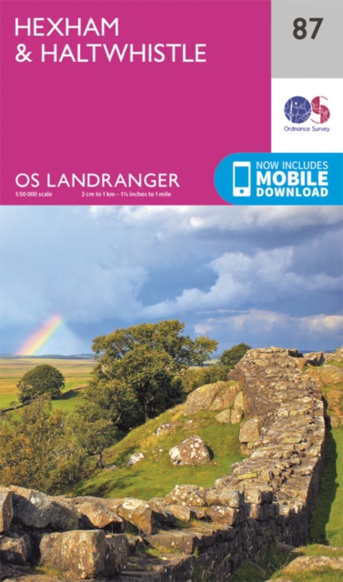 Online bestellen: Wandelkaart - Topografische kaart 087 Landranger Hexham & Haltwhistle | Ordnance Survey