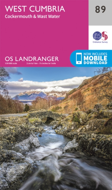 Online bestellen: Wandelkaart - Topografische kaart 089 Landranger West Cumbria, (Lake District) | Ordnance Survey