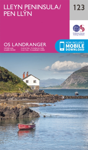 Online bestellen: Wandelkaart - Topografische kaart 123 Landranger Lleyn Peninsula - Wales | Ordnance Survey