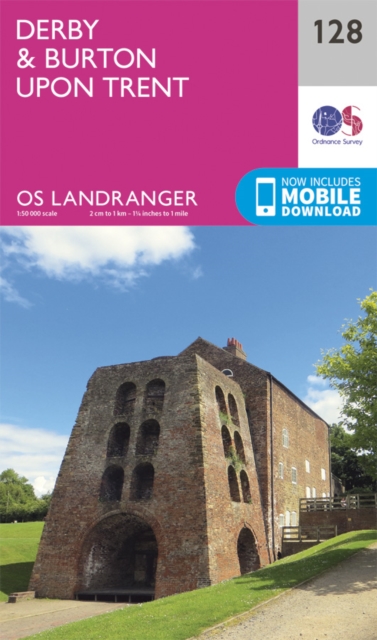 Online bestellen: Wandelkaart - Topografische kaart 128 Landranger Derby & Burton upon Trent | Ordnance Survey