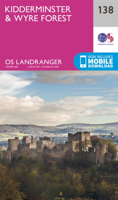 Online bestellen: Wandelkaart - Topografische kaart 138 Landranger Kidderminster & Wyre Forest | Ordnance Survey