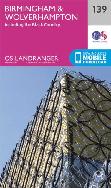 Online bestellen: Wandelkaart - Topografische kaart 139 Landranger Birmingham & Wolverhampton | Ordnance Survey
