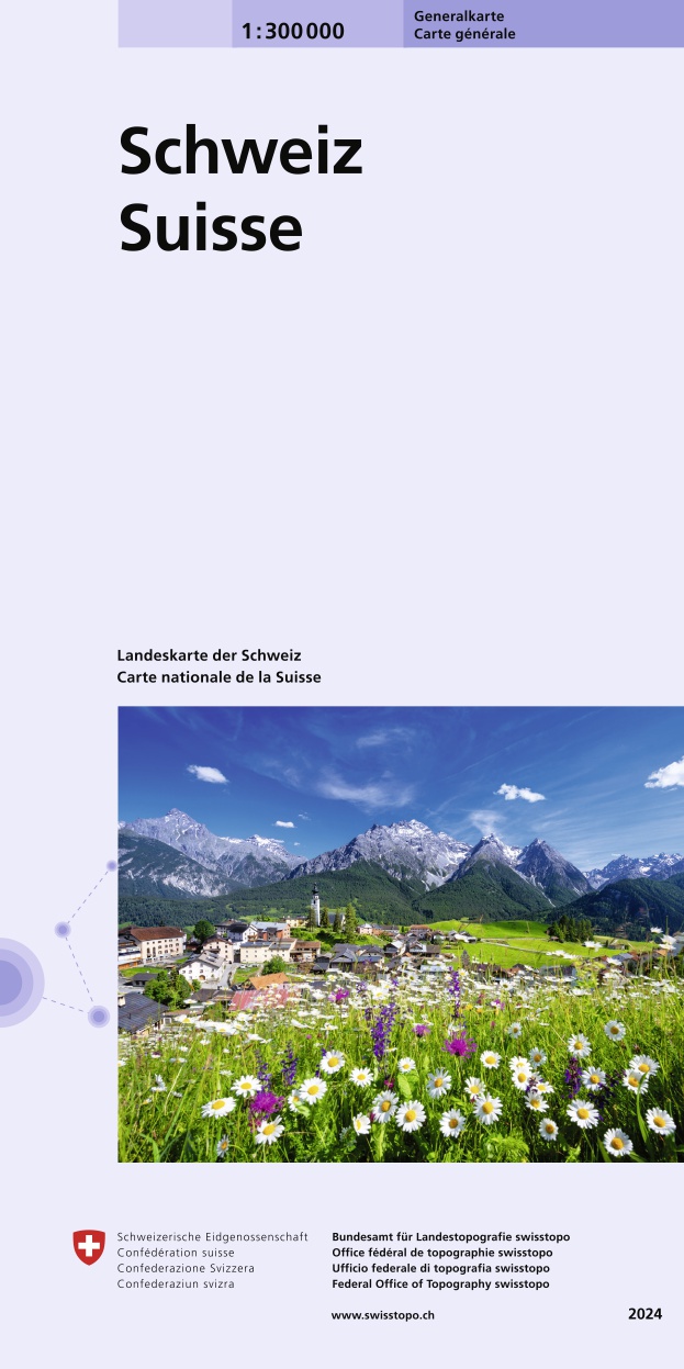 Wegenkaart - landkaart Zwitserland…