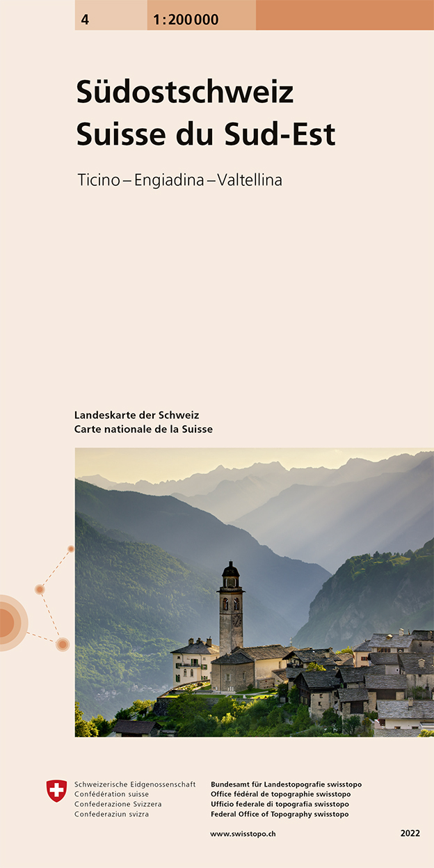 Wegenkaart - landkaart 4 Zwitserlan…