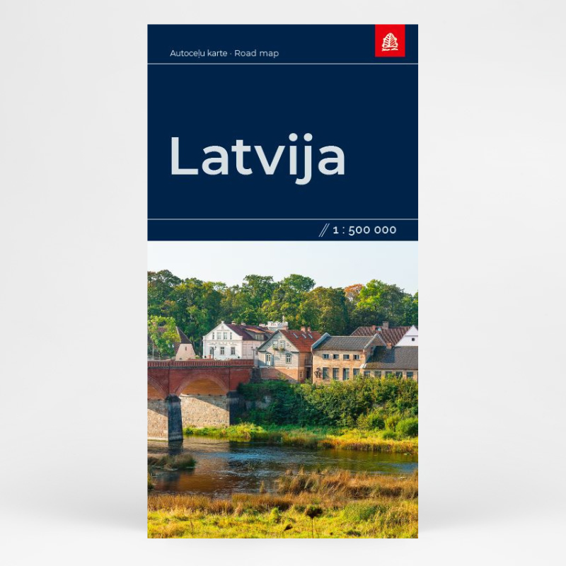 Wegenkaart – landkaart Latvija – Letland | Jana Seta