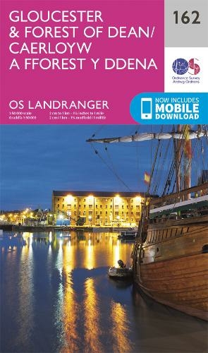 Online bestellen: Wandelkaart - Topografische kaart 162 Landranger Gloucester & Forest of Dean - Wales | Ordnance Survey