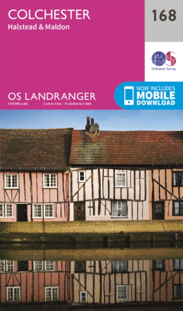 Online bestellen: Wandelkaart - Topografische kaart 168 Landranger Colchester, Halstead & Maldon | Ordnance Survey