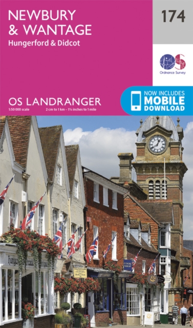 Online bestellen: Wandelkaart - Topografische kaart 174 Landranger Newbury & Wantage, Hungerford & Didcot | Ordnance Survey