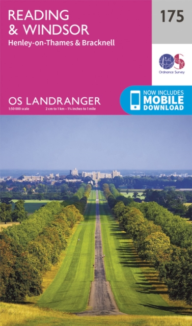 Online bestellen: Wandelkaart - Topografische kaart 175 Landranger Reading & Windsor, Henley-on-Thames & Bracknell | Ordnance Survey