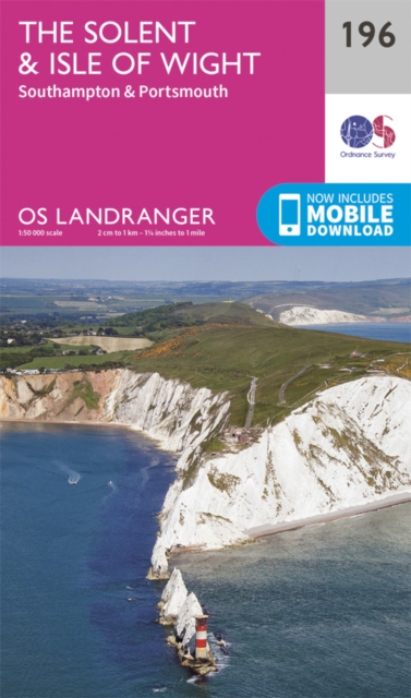Wandelkaart - Topografische kaart 196 Landranger The Solent & The Isle of Wight | Ordnance Survey de zwerver