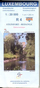 Wandelkaart Luxemburg R4 Steinfort - Redange - Septfontaines |