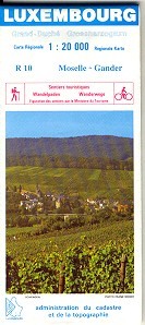 Wandelkaart Luxemburg R10 Moselle - Gander - Luxembourg - Remich | 