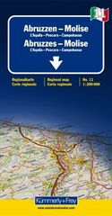 Wegenkaart / landkaart 11 (1391) Kummerley Frey Abruzzen / Molise |