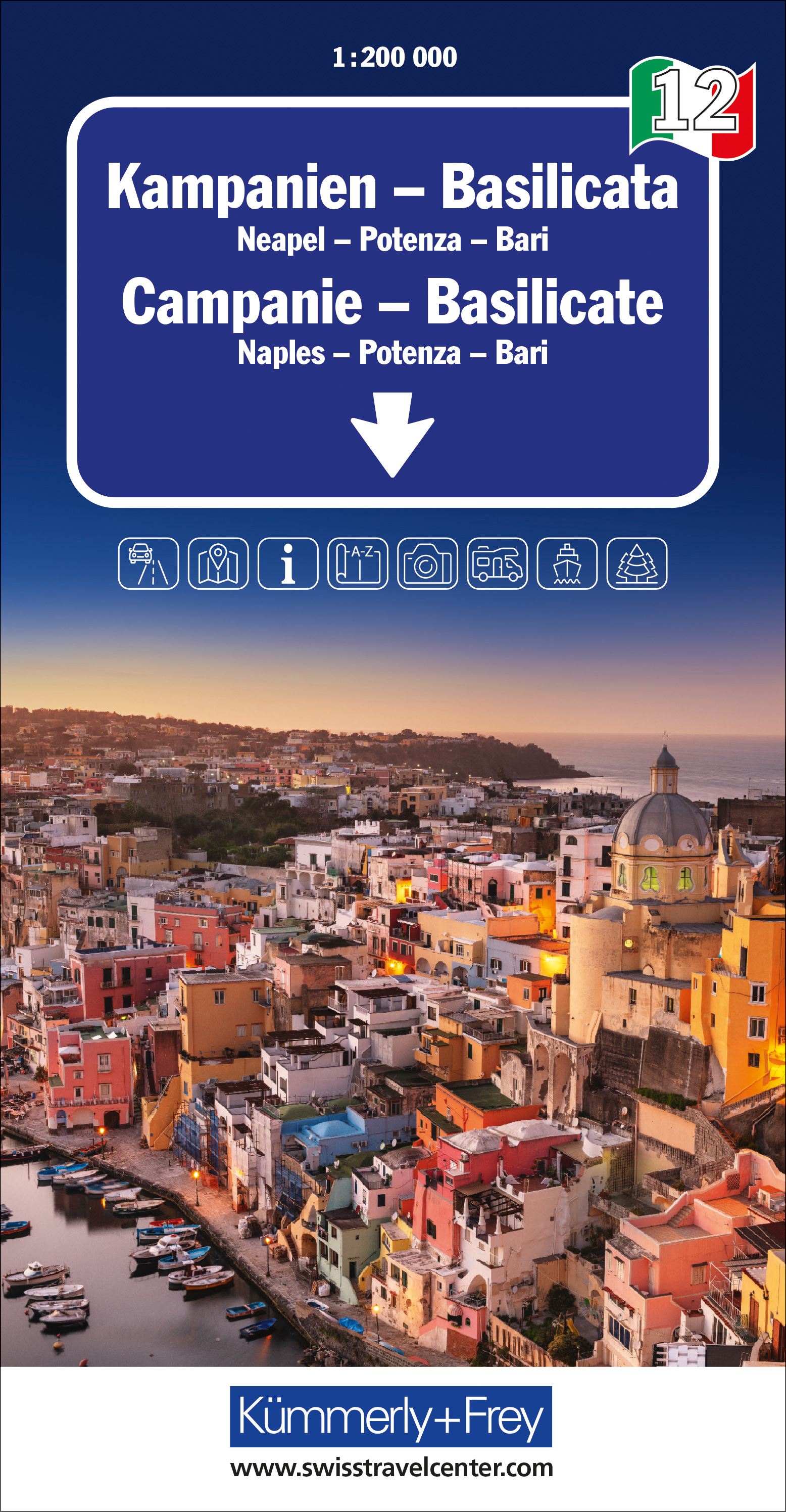 Wegenkaart - landkaart 12 Campania…