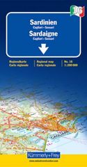 Wegenkaart / landkaart 16 (1396) Kummerley Frey Sardinie / Sardinia | 
