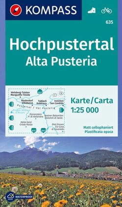 Online bestellen: Wandelkaart 635 Hochpustertal - Alta Pusteria | Kompass