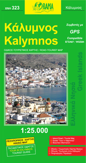 Wegenkaart - landkaart 323 Kalymnos…