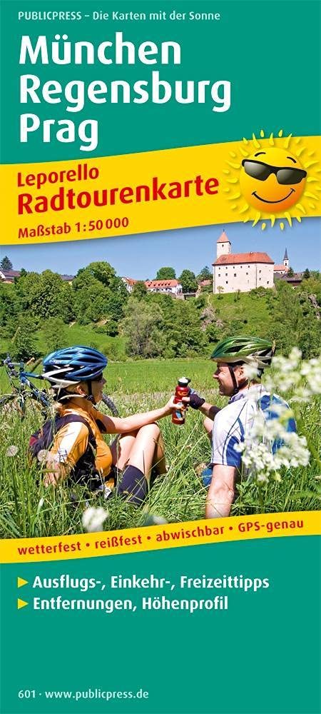 Fietskaart 601 München - Regensburg…