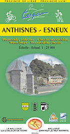 Wandelkaart Anthisnes / Esneux wandelkaart | NGI - Nationaal Geografis
