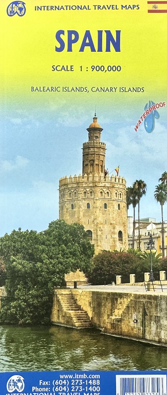 Wegenkaart - landkaart Spain - Span…