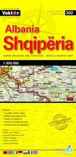 Wegenkaart - landkaart 302 Albanië…