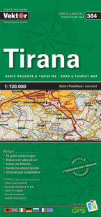 Wegenkaart - landkaart 384 Tirana |…