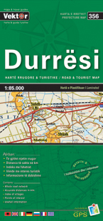 Wegenkaart - landkaart 356 Durresi…