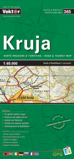 Wegenkaart - landkaart 365 Kruja |…