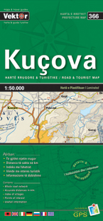 Wegenkaart - landkaart 366 Kuçova |…