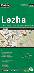 Wegenkaart - landkaart 369 Lezha |…