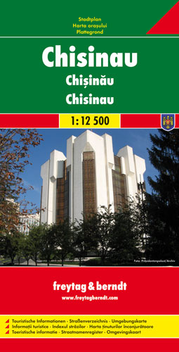 Online bestellen: Stadsplattegrond Chisinau | Freytag & Berndt