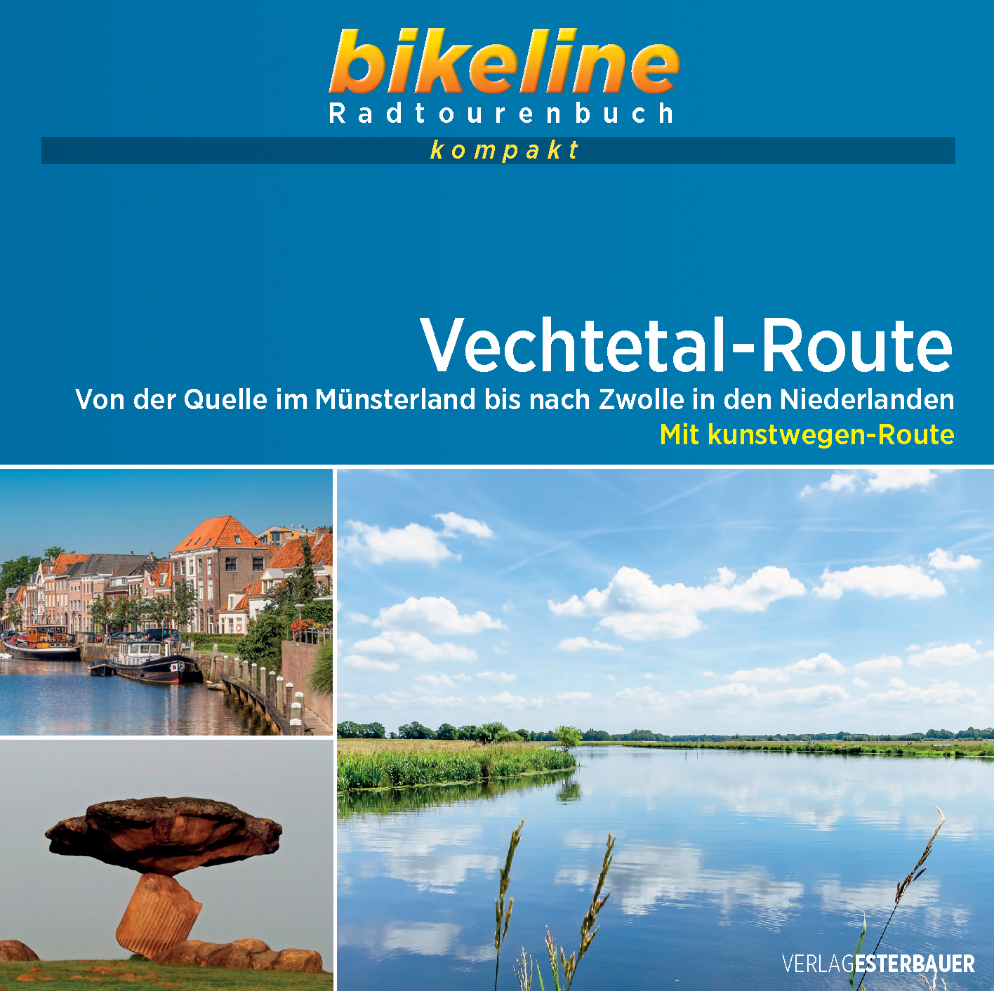 Fietsgids Bikeline Radtourenbuch kompakt Vechtetalroute – Vechtdalroute | Esterbauer