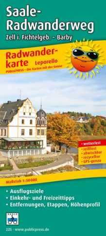 Fietskaart 225 Saale Radwanderweg |…