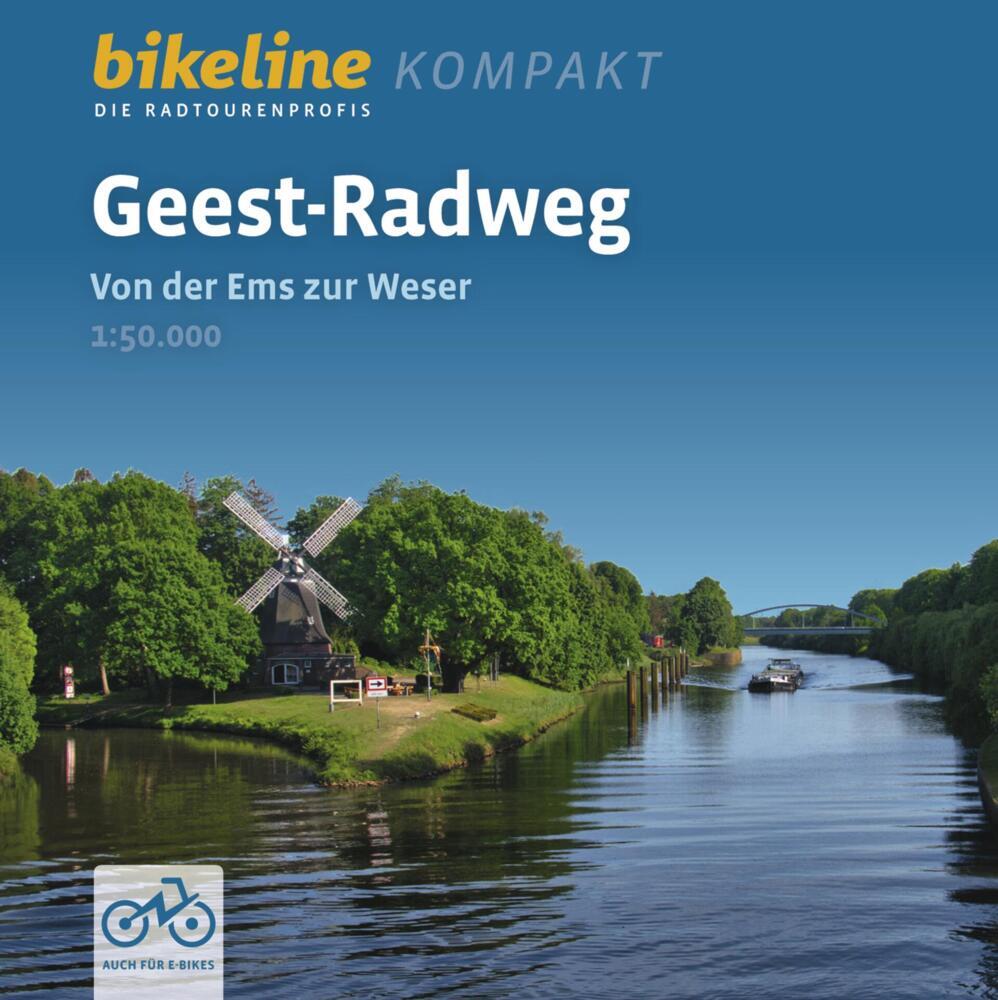 Online bestellen: Fietsgids Bikeline Radtourenbuch kompakt Geest radweg | Esterbauer