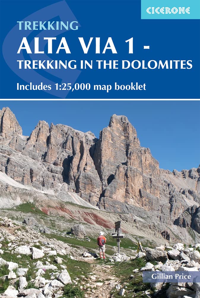 Online bestellen: Wandelgids Alta Via 1 - Trekking in the Dolomites | Cicerone