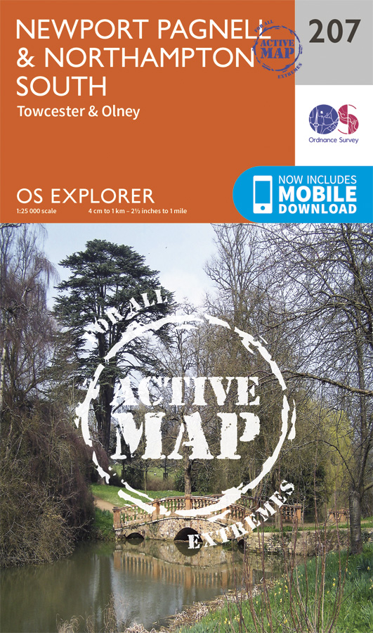 Wandelkaart - Topografische kaart 207 OS Explorer Map | Active Newport