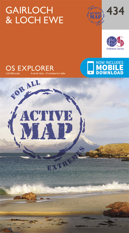 Wandelkaart - Topografische kaart 434 OS Explorer Map | Active Gailoch