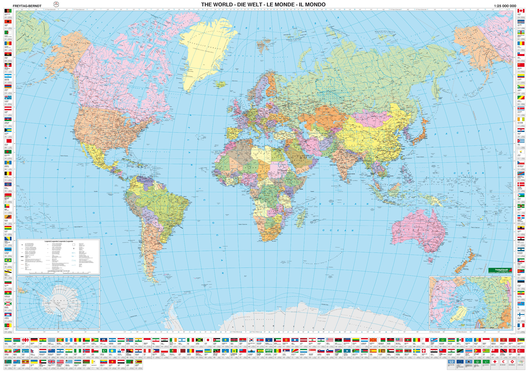 World Political Large | 176 x 122 c…