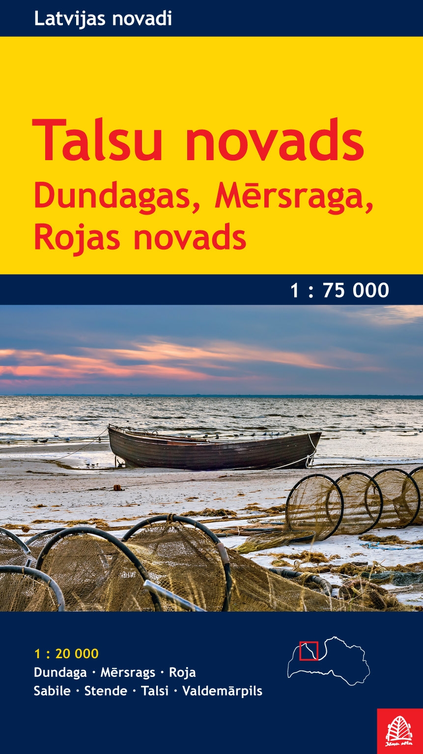 Wegenkaart - landkaart Talsu novads…