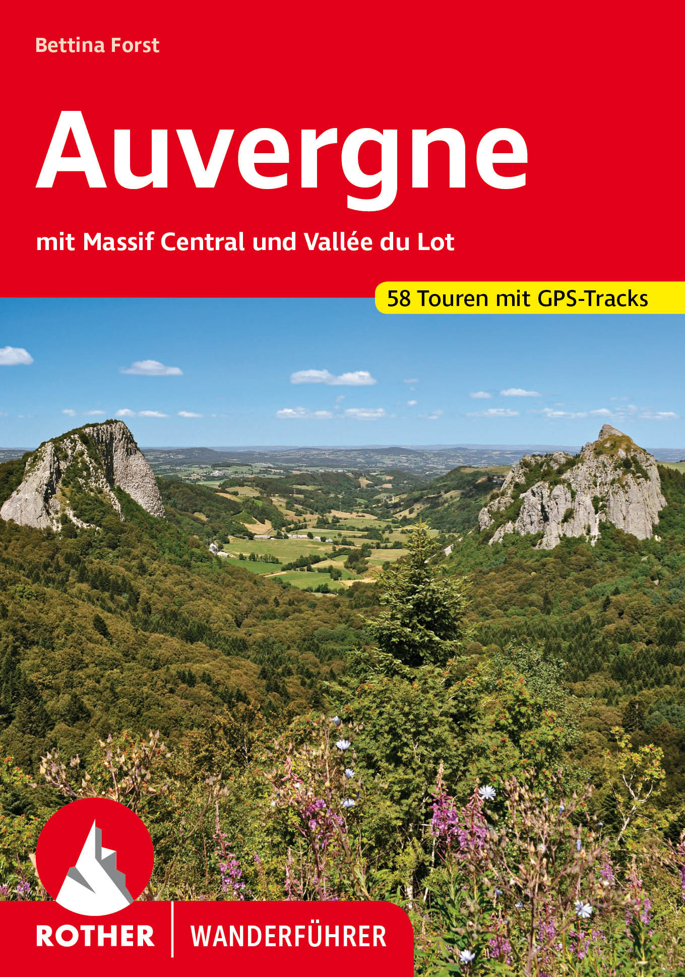 Online bestellen: Wandelgids 246 Auvergne en Massif Central - Vallée du Lot | Rother Bergverlag