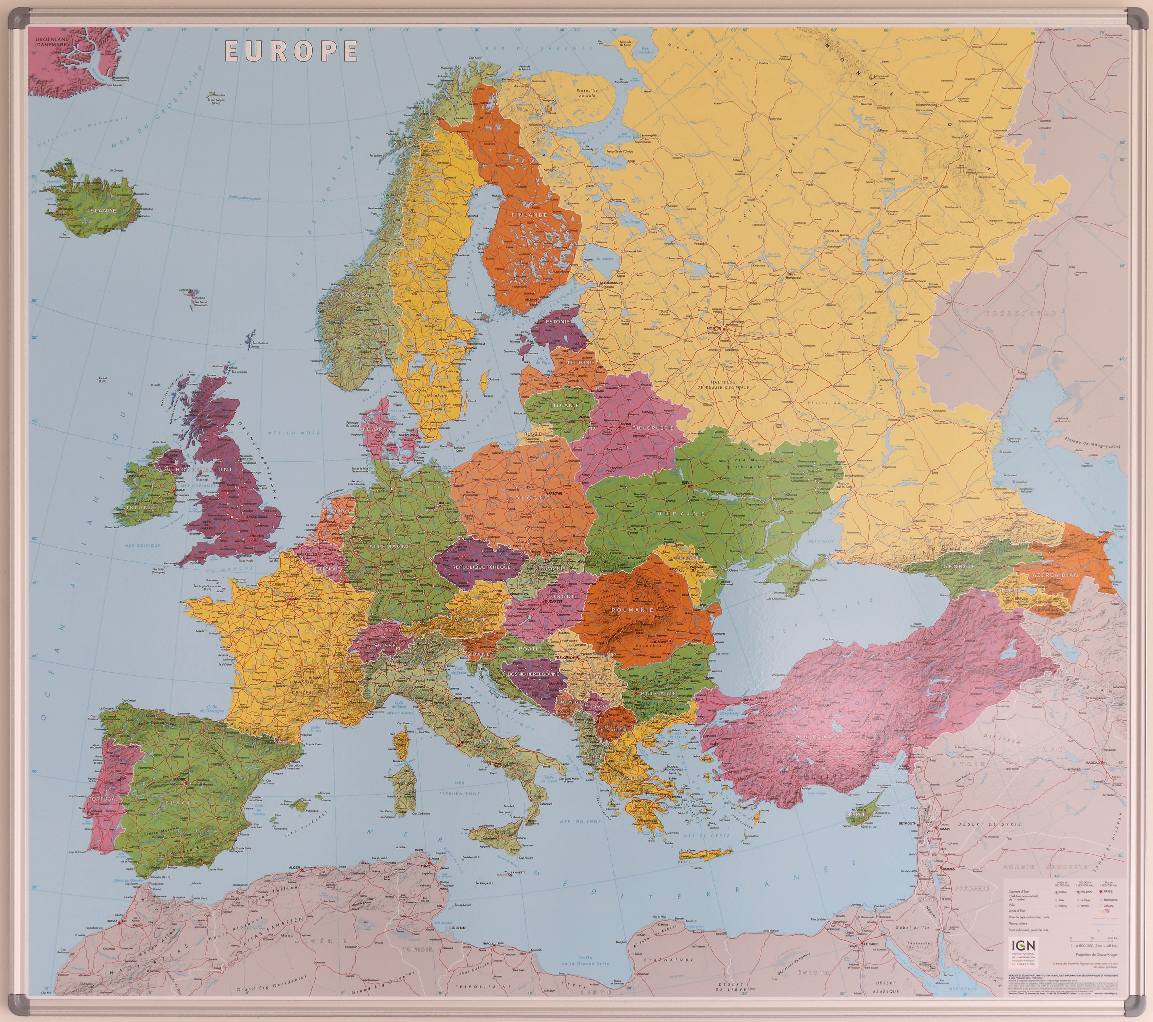Magneetbord Europa politiek magneet…