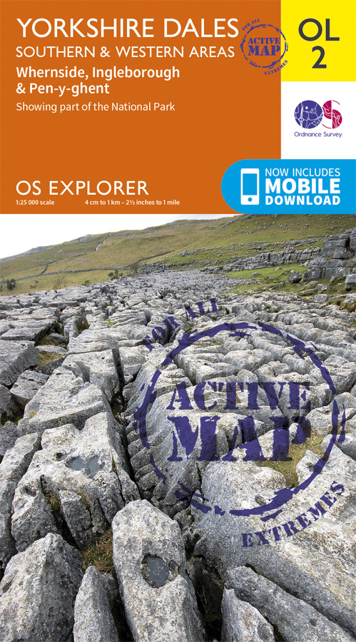 Wandelkaart - Topografische kaart 2 OS Explorer Map | Active Yorkshire