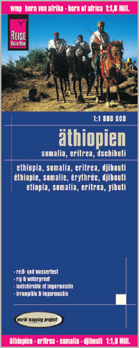 Online bestellen: Wegenkaart - landkaart Ethiopië, Somalië, Eritrea, Djibouti | Reise Know-How Verlag