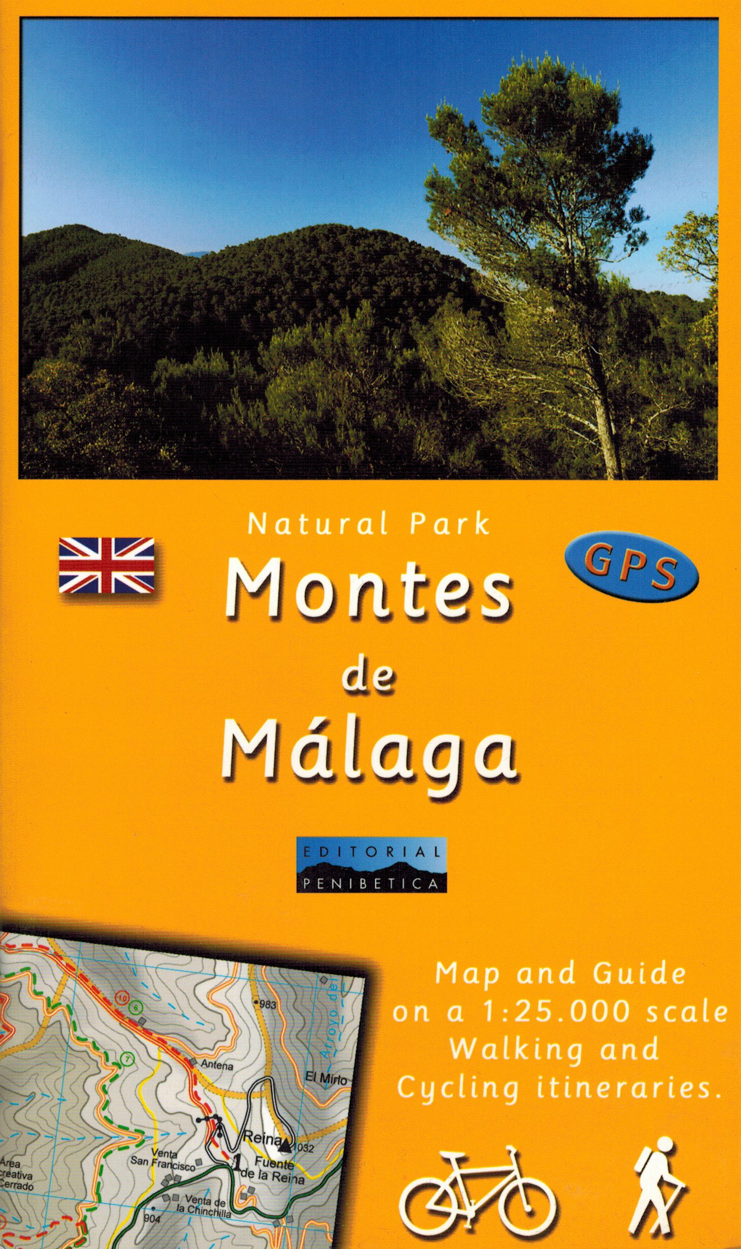 Wandelkaart Montes de Malaga | Edit…